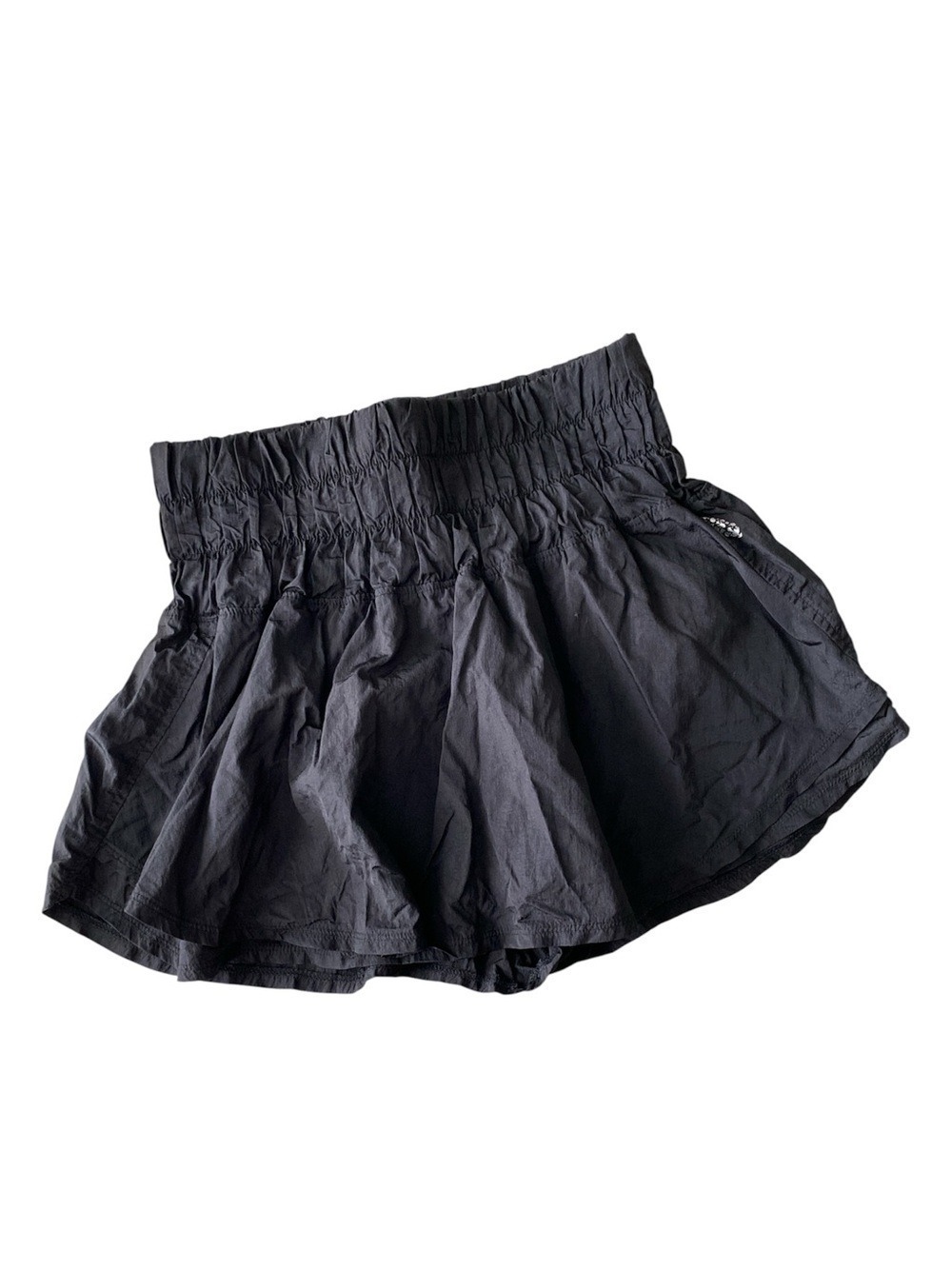 FP Women's Black flowy short short skort